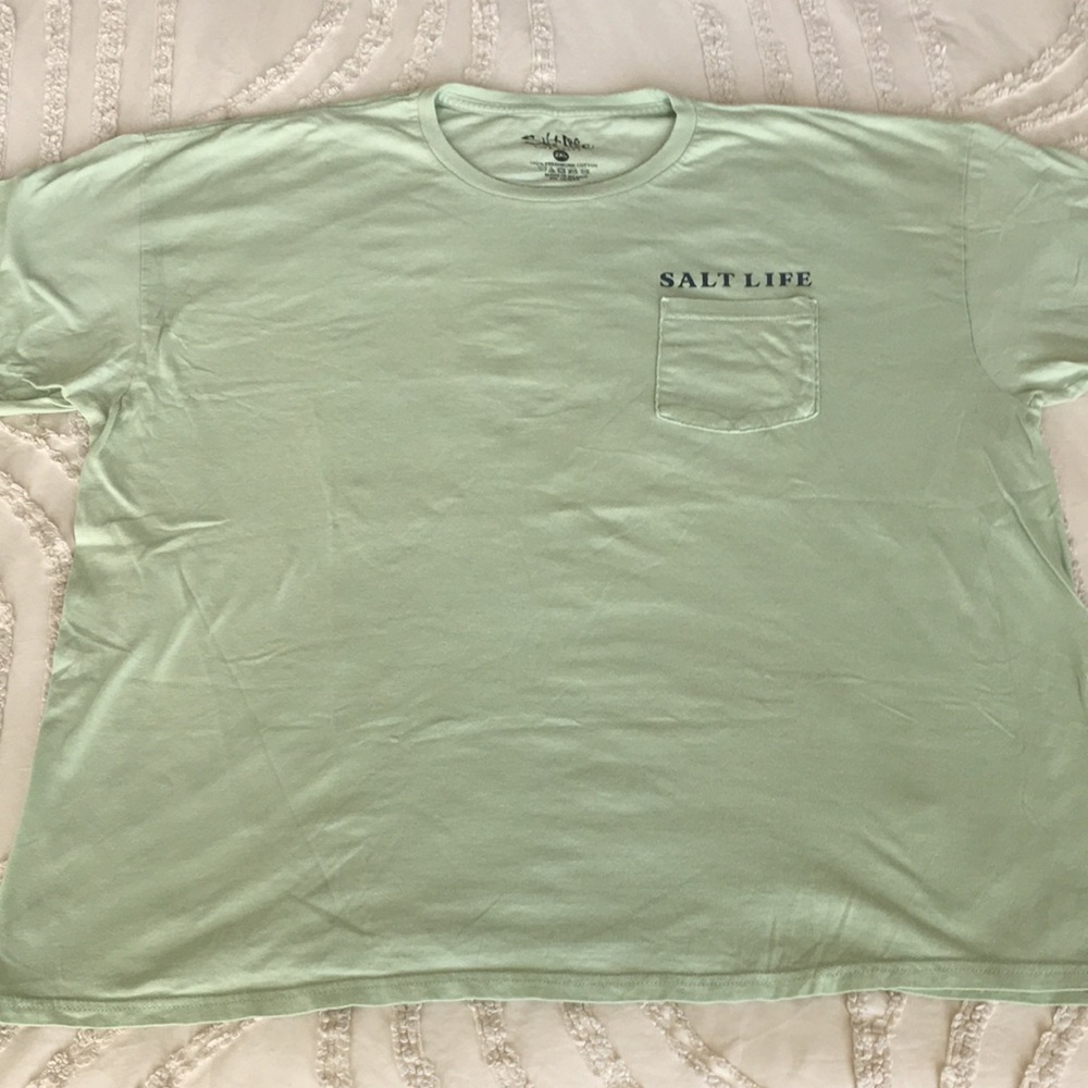 Salt Life Mint Green Short Sleeve Pocket Tee